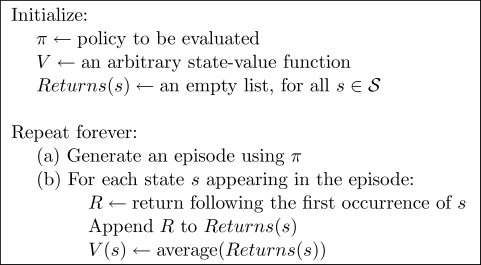 MC policy evaluation